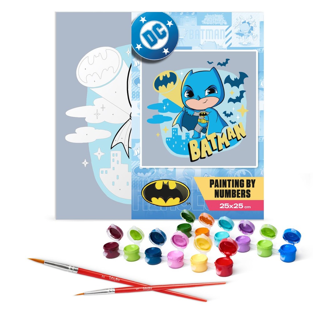 Картина за номерами Ideyka. WB Batman: Герой темряви 25х25см. Фото 2