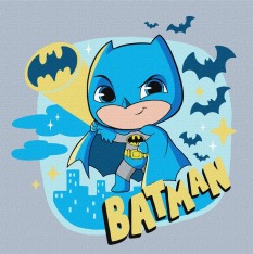 Картина за номерами Ideyka. WB Batman: Герой темряви 25х25см
