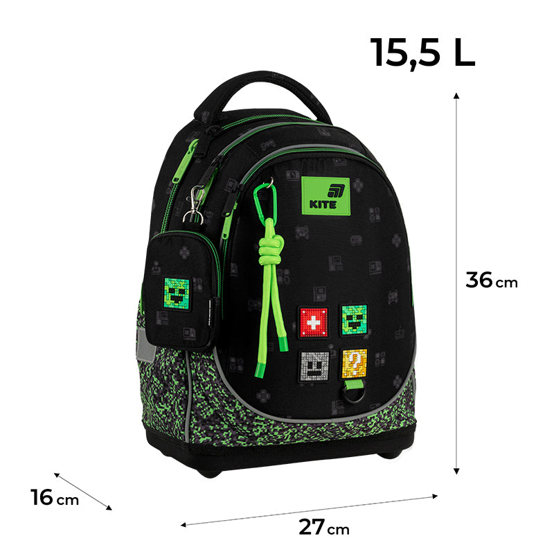 Рюкзак шкільний Kite Education Pixel K26-724S-4. Фото 2