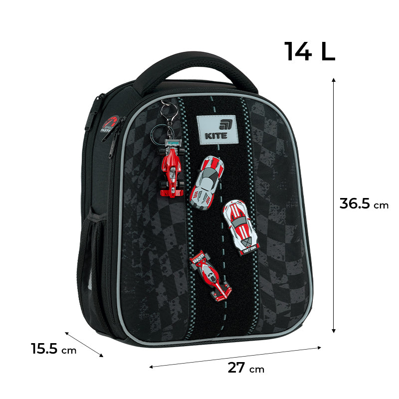Рюкзак шкільний каркасний Kite Education Race&Win K26-555S-8. Фото 2