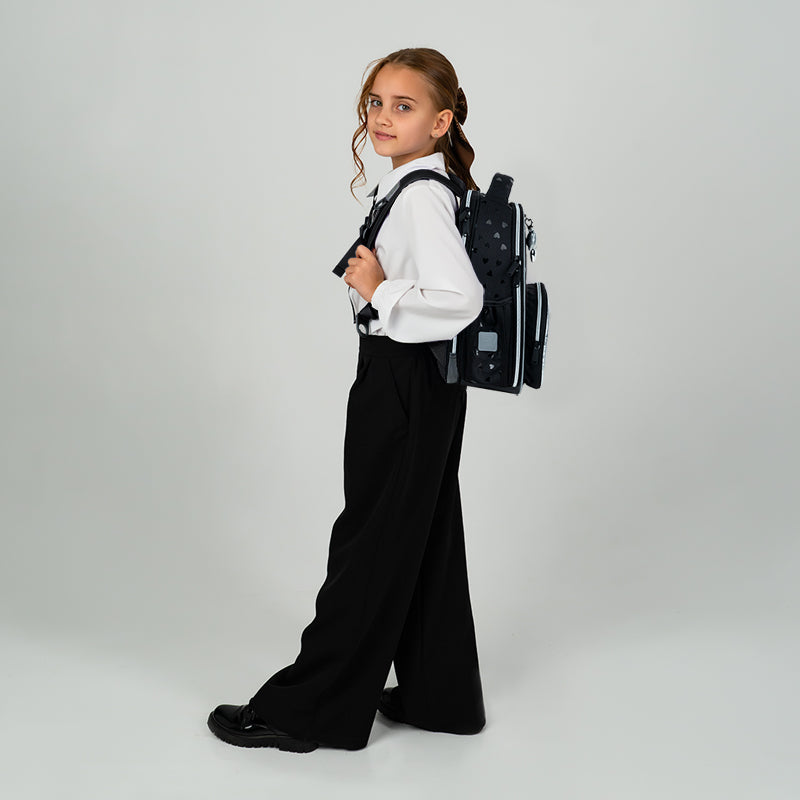 Рюкзак шкільний каркасний Kite Education Black&Silver K26-556M-2. Фото 19