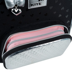 Рюкзак шкільний каркасний Kite Education Black&Silver K26-556M-2. Фото 9