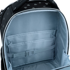 Рюкзак шкільний каркасний Kite Education Black&Silver K26-556M-2. Фото 12