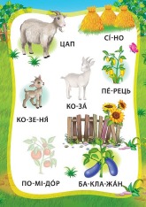 Книга Я читаю по складах. Пригоди на фермі. Книжка з наліпками. Фото 4
