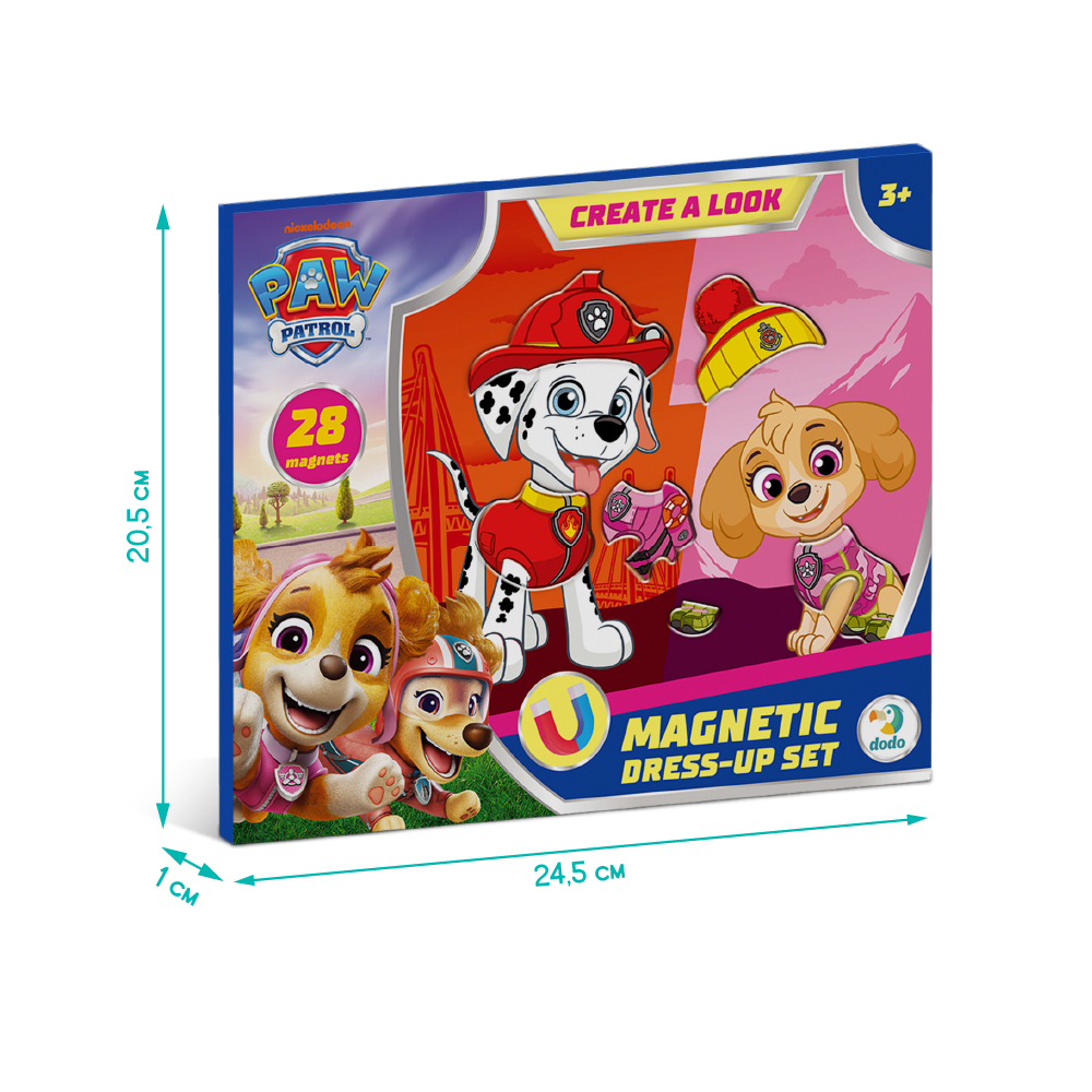 Магнітна гра одягалка Dodo - Paw Patrol. Маршал і Скай 200699. Фото 6