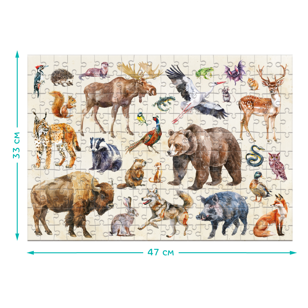 Пазл Dodo 200 елементів Монтессорі - Лісові тварини 300638. Фото 4