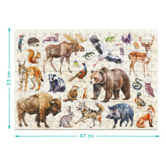 Пазл Dodo 200 елементів Монтессорі - Лісові тварини 300638. Фото 4