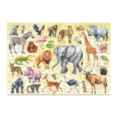 Пазл Dodo 200 елементів Монтессорі - Тварини Сафарі 300637. Фото 3
