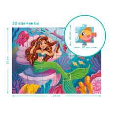 Пазл Dodo 30 елементів - Пригоди русалоньки 300710. Фото 4