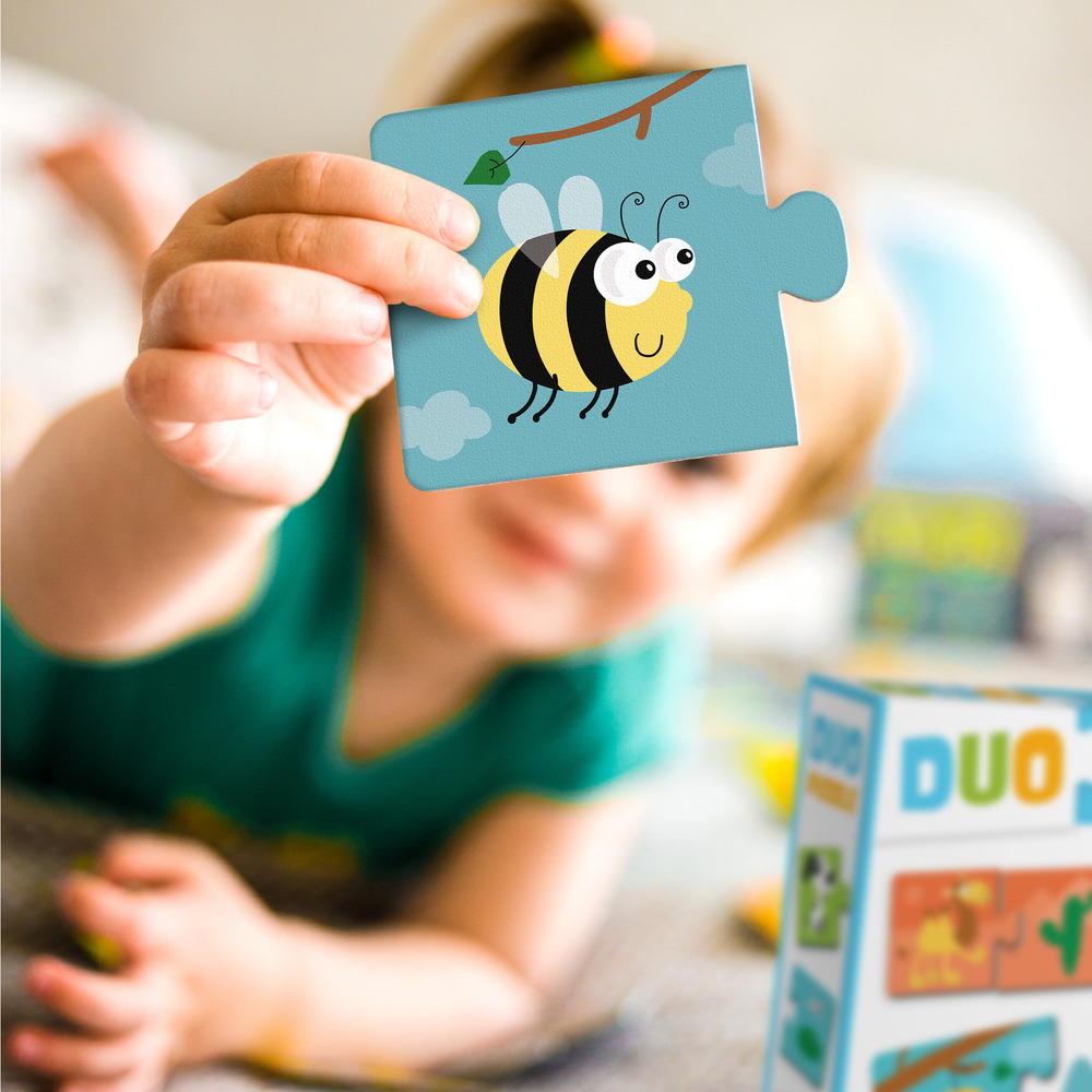 Пазл Dodo DUO 24 елементи - Хто що їсть 300691. Фото 6