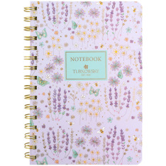 Блокнот на спіралі Axent Turnowsky Morning Dew 8470-14-A-TR, А5, 80 аркушів, клітинка