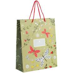 Пакет паперовий подарунковий Axent Turnowsky Secret Garden 8502-35-A-TR, 26х32см