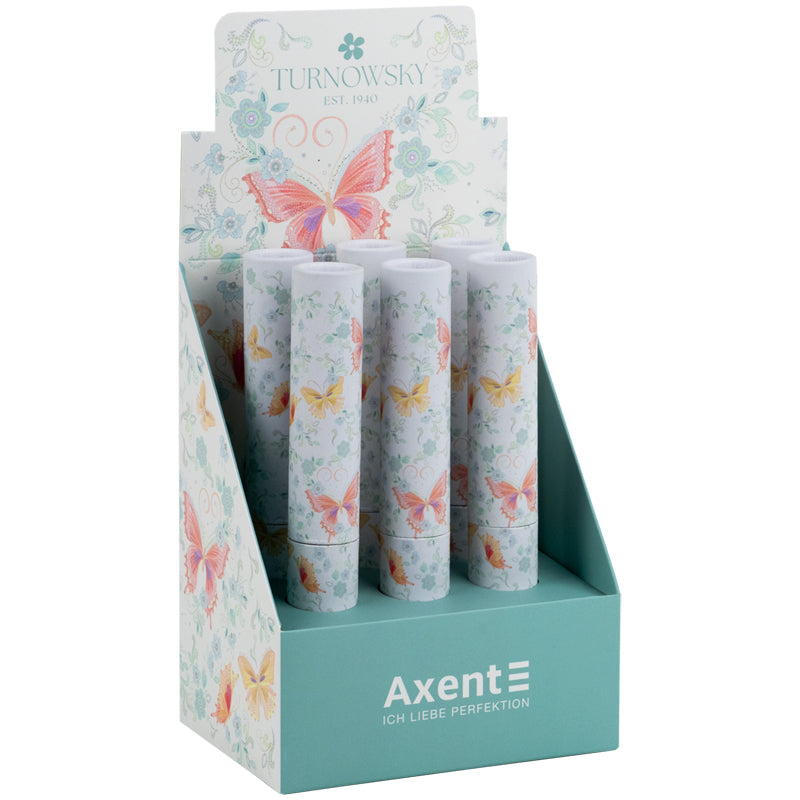 Ручка кулькова автоматична Axent Nature’s Melody AB1107-02-3-A-TR, 0.7 мм, синя