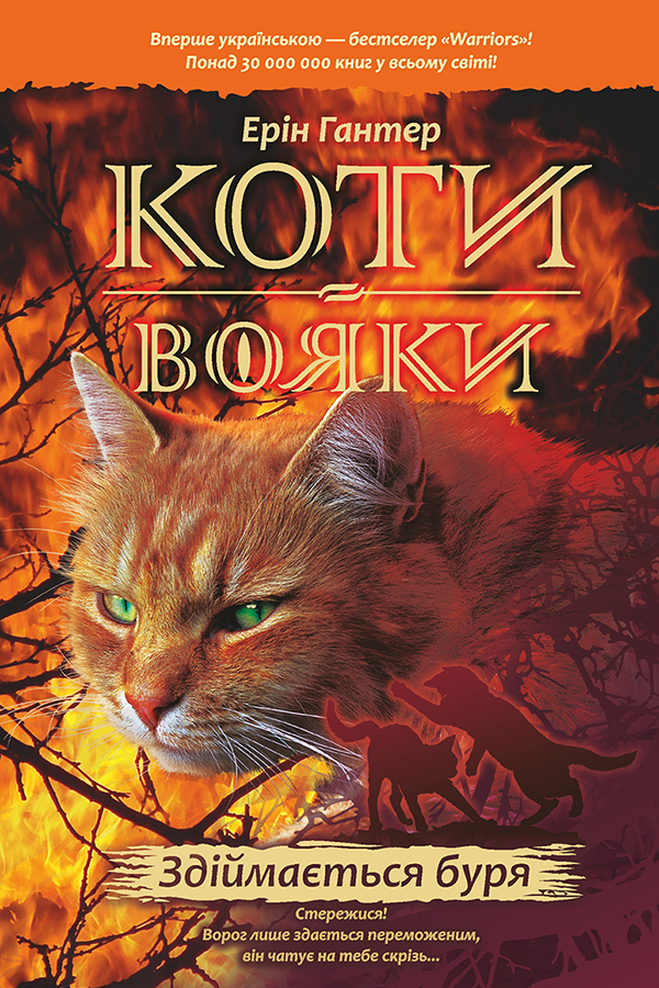Книга Коти - вояки. Пророцтва починаються. Книга 4. Здіймається буря - Ерін Гантер (м'яка обкладинка)