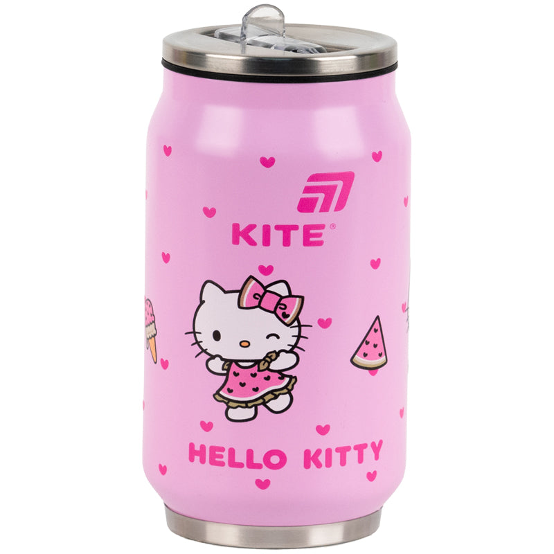 Термокружка з трубочкою Kite Hello Kitty HK25-1263, 350 мл