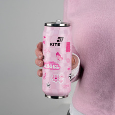 Термокружка з трубочкою Kite Angel K25-1264-2, 500мл. Фото 4