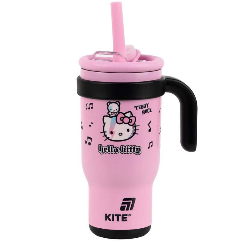 Термокружка з трубочкою Kite Hello Kitty HK25-1266, 530мл