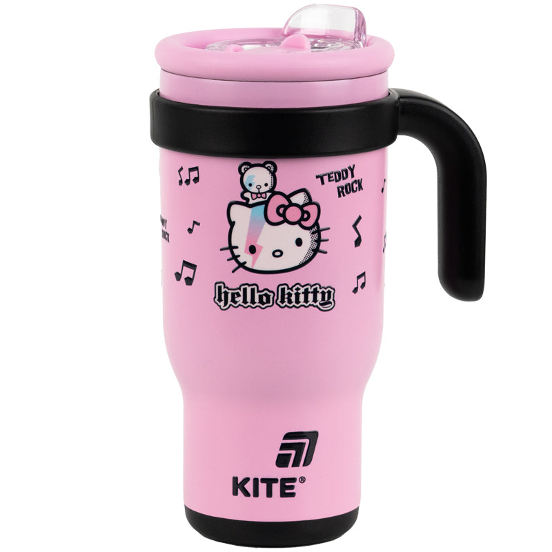 Термокружка з трубочкою Kite Hello Kitty HK25-1266, 530мл. Фото 2
