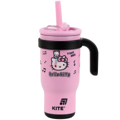 Термокружка з трубочкою Kite Hello Kitty HK25-1266, 530мл