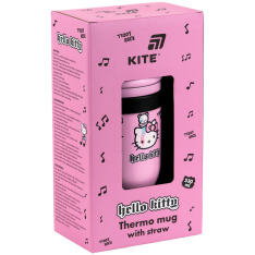 Термокружка з трубочкою Kite Hello Kitty HK25-1266, 530мл. Фото 7
