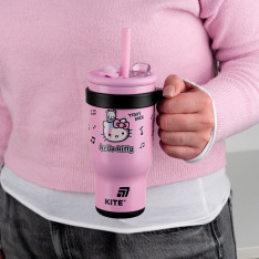 Термокружка з трубочкою Kite Hello Kitty HK25-1266, 530мл. Фото 8