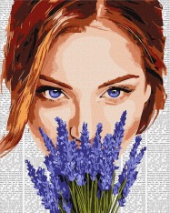 Картина за номерами Ideyka. Барвиста поезія: Лаванда 40x50см 