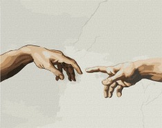 Картина за номерами Ideyka. Створення Адама © Мікеланджело 40х50см