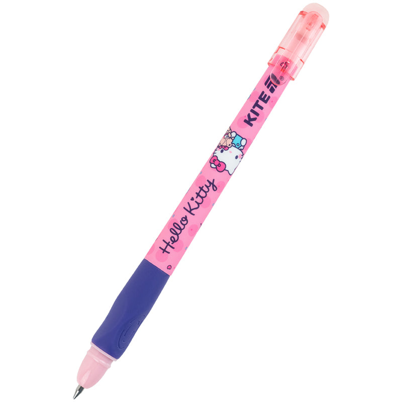 Ручка гелева пиши-стирай Kite Smart Hello Kitty HK26-098, синя. Фото 2