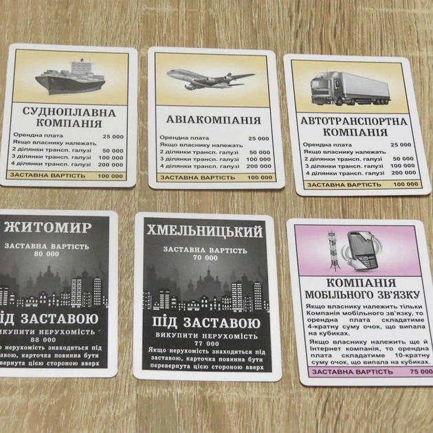Настільна гра ARTOS - Монополія Україна 0734. Фото 5