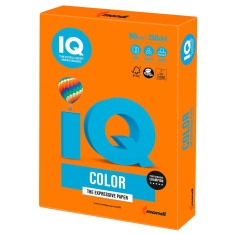 Папір IQ А4 250 аркушів інтенсивний помаранчевий 160 гр/м2 OR43 