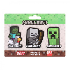 Магніти фігурні Yes Minecraft Creeper 3 шт 708542