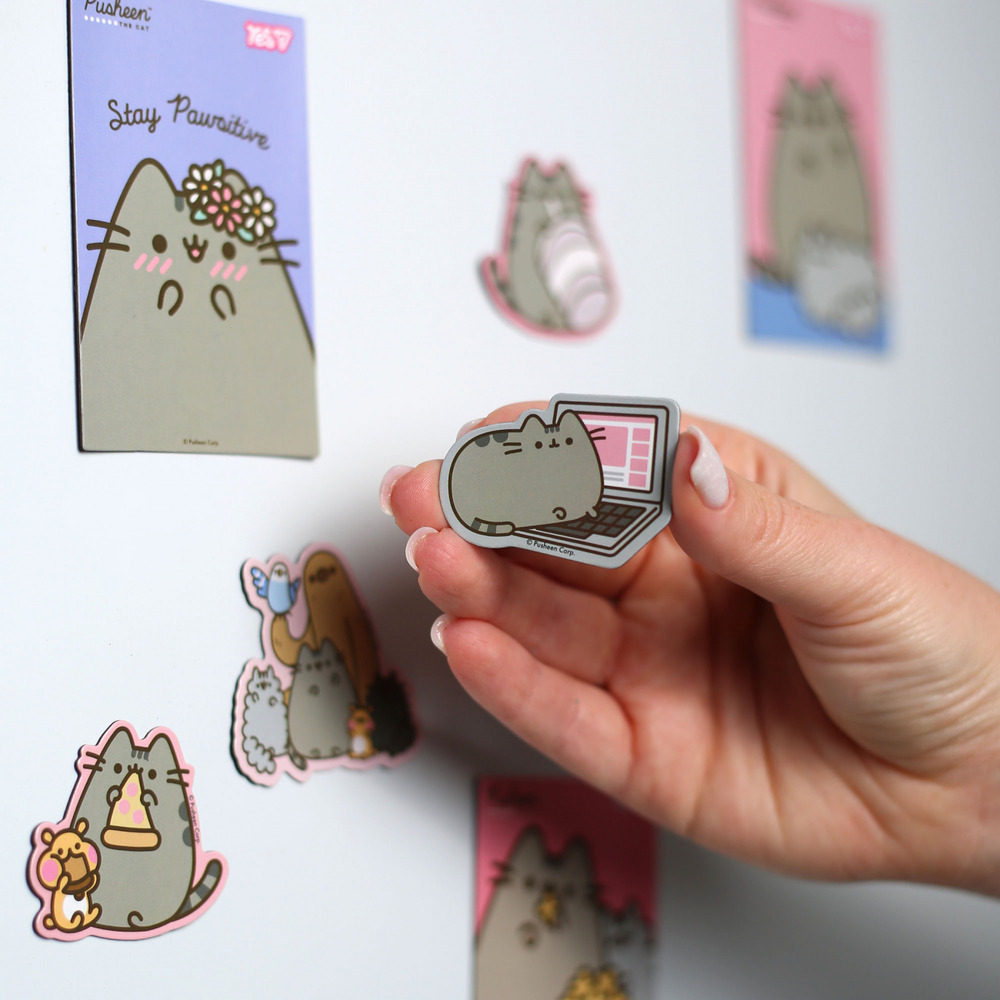 Магніти фігурні Yes Pusheen Laptop 3 шт 708549. Фото 2