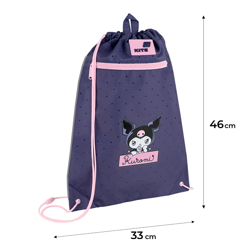 Сумка для взуття з кишенею Kite Kuromi HK26-601M-9. Фото 2