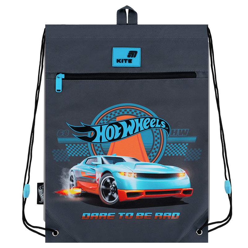 Сумка для взуття з кишенею Kite Hot Wheels HW26-601M-3. Фото 3