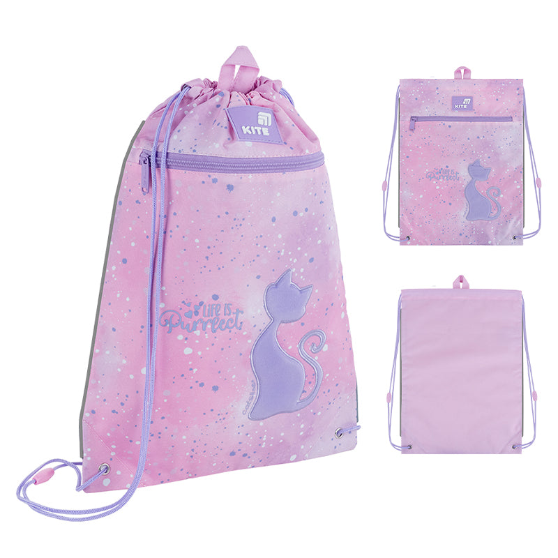 Сумка для взуття з кишенею Kite Catsline K26-601M-1