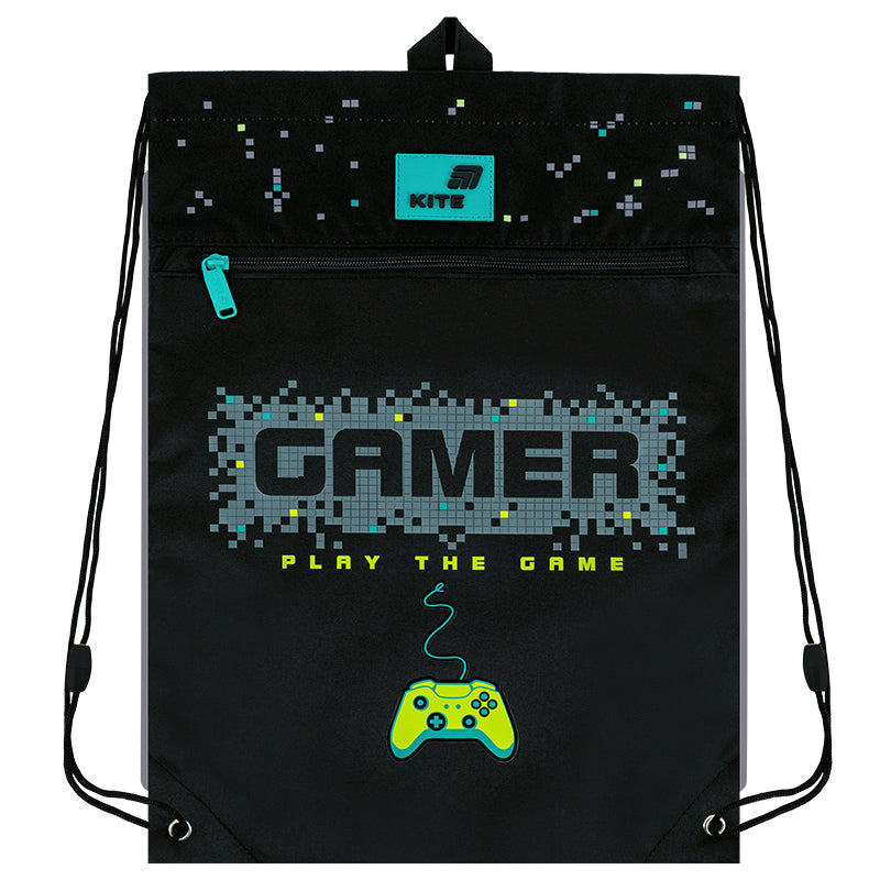 Сумка для взуття з кишенею Kite Play the Game K26-601M-10. Фото 3