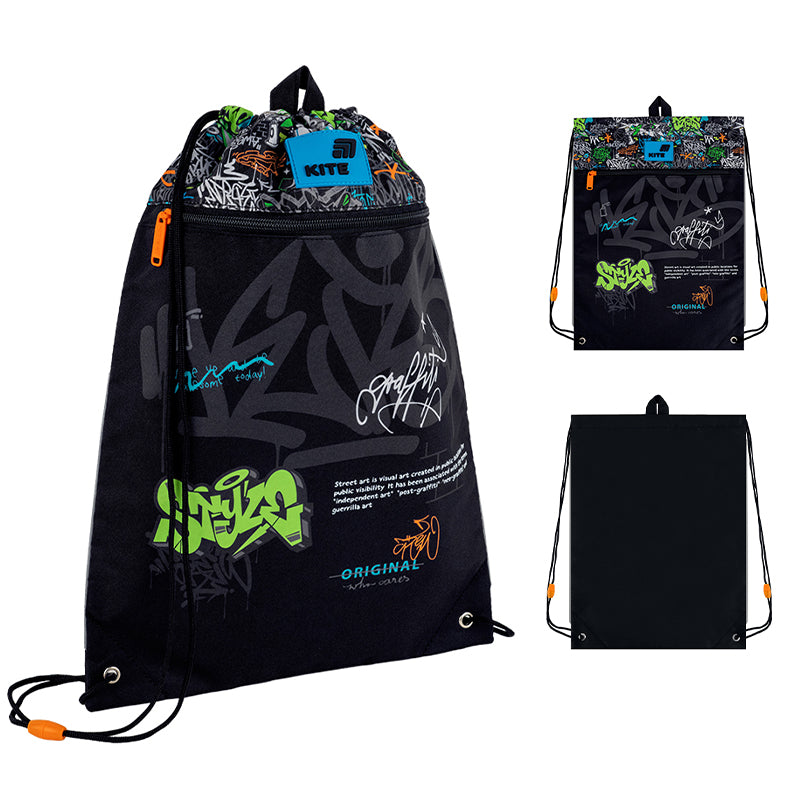 Сумка для взуття з кишенею Kite Street Style K26-601M-33