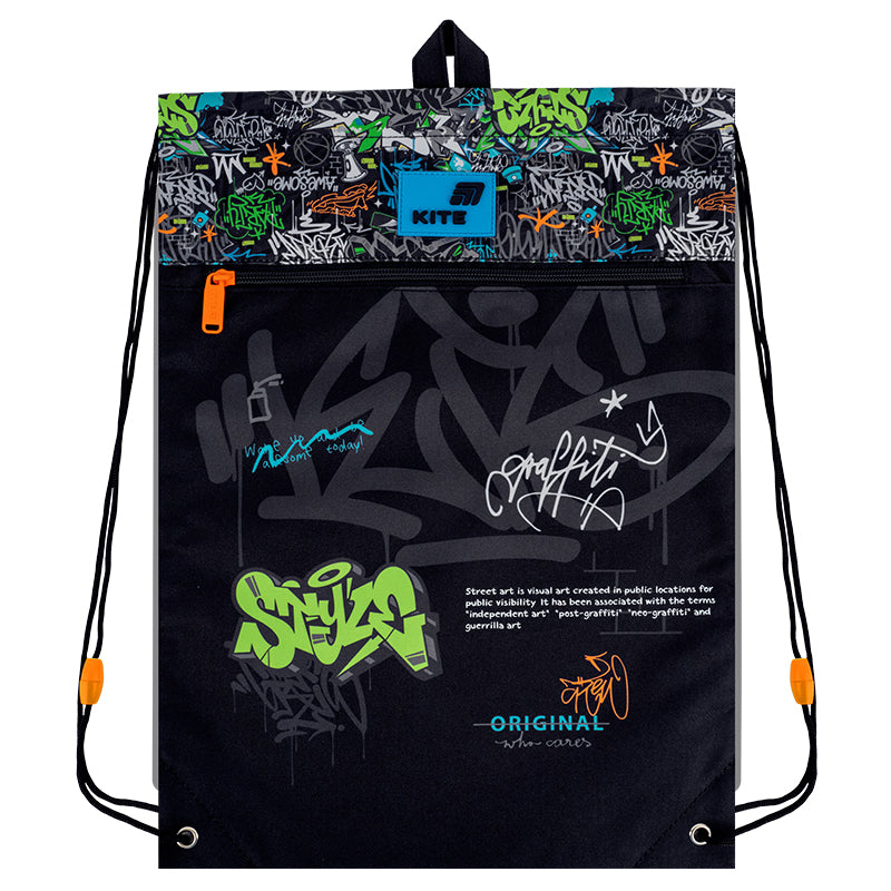 Сумка для взуття з кишенею Kite Street Style K26-601M-33. Фото 3