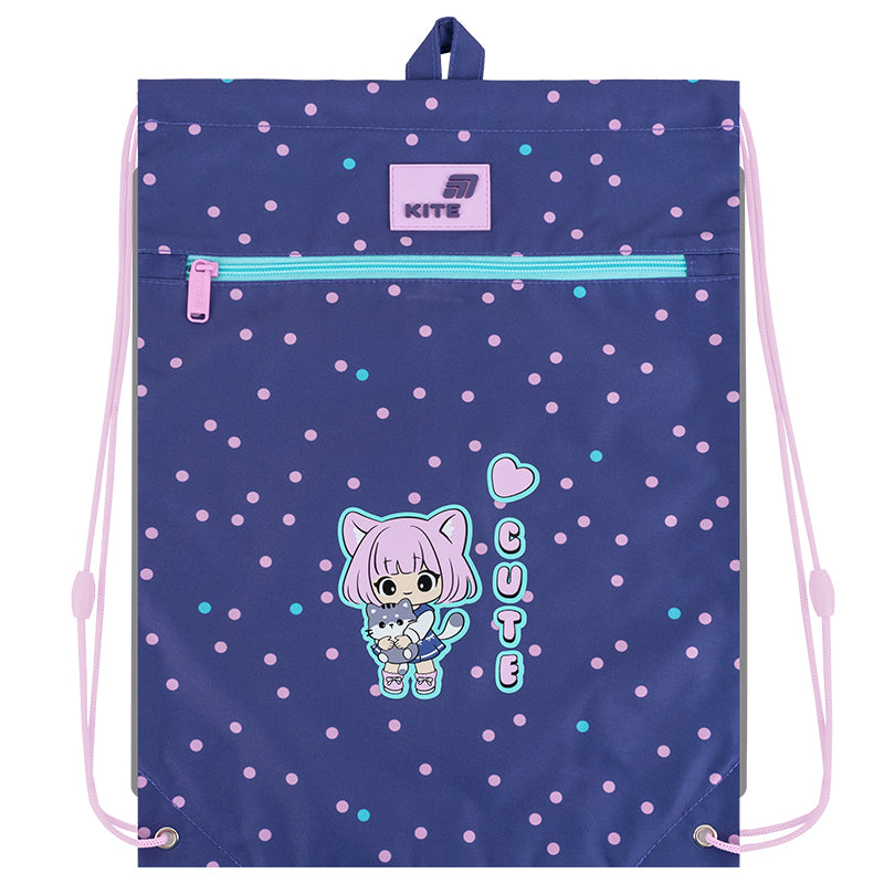Сумка для взуття з кишенею Kite Be Friends K26-601M-7. Фото 3