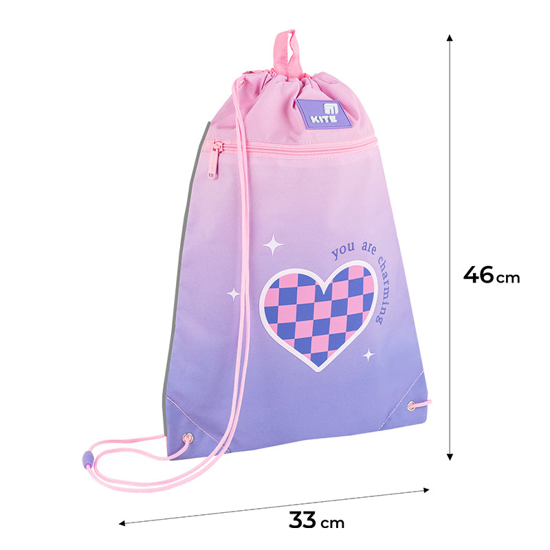 Сумка для взуття з кишенею Kite Charming K26-601M-9. Фото 2