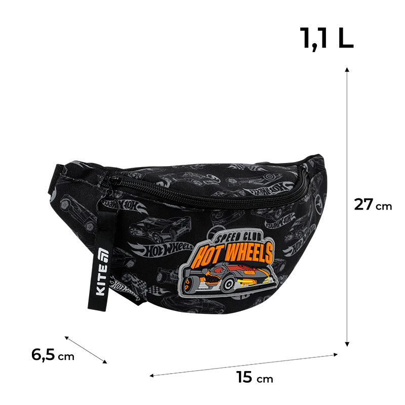 Сумка-бананка дитяча Kite Kids Hot Wheels HW26-2577. Фото 2