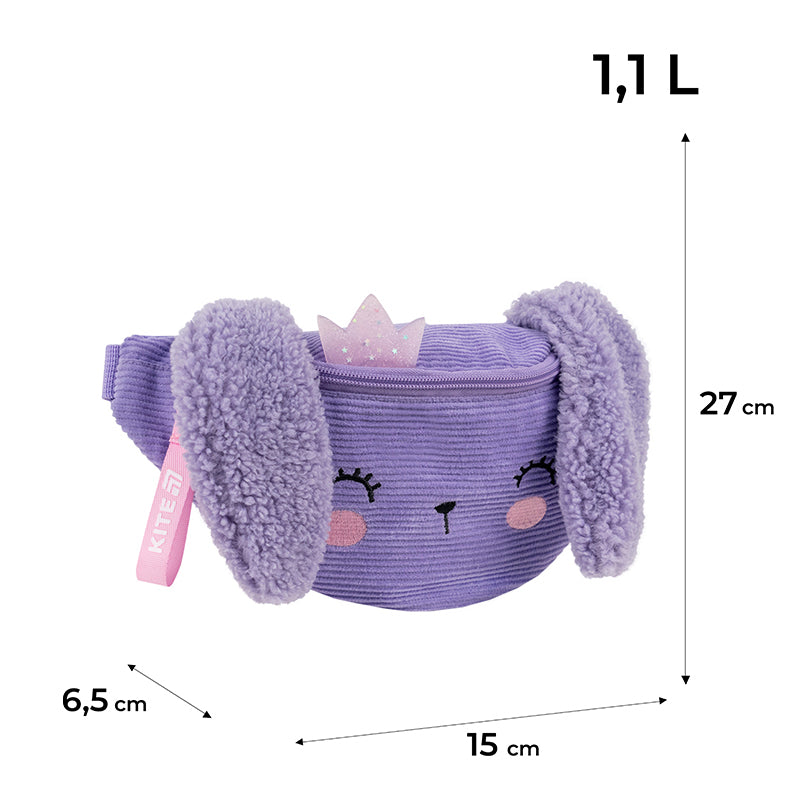 Сумка-бананка дитяча Kite Kids Little Bunny K26-2577-1. Фото 2