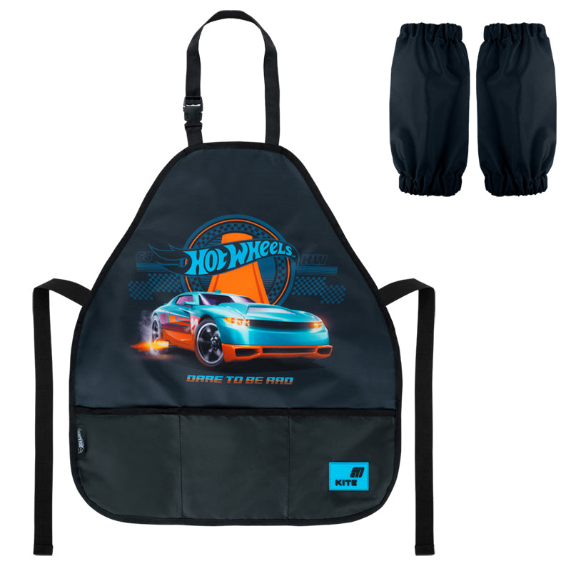 Фартух з нарукавниками Kite Education Hot Wheels HW26-161