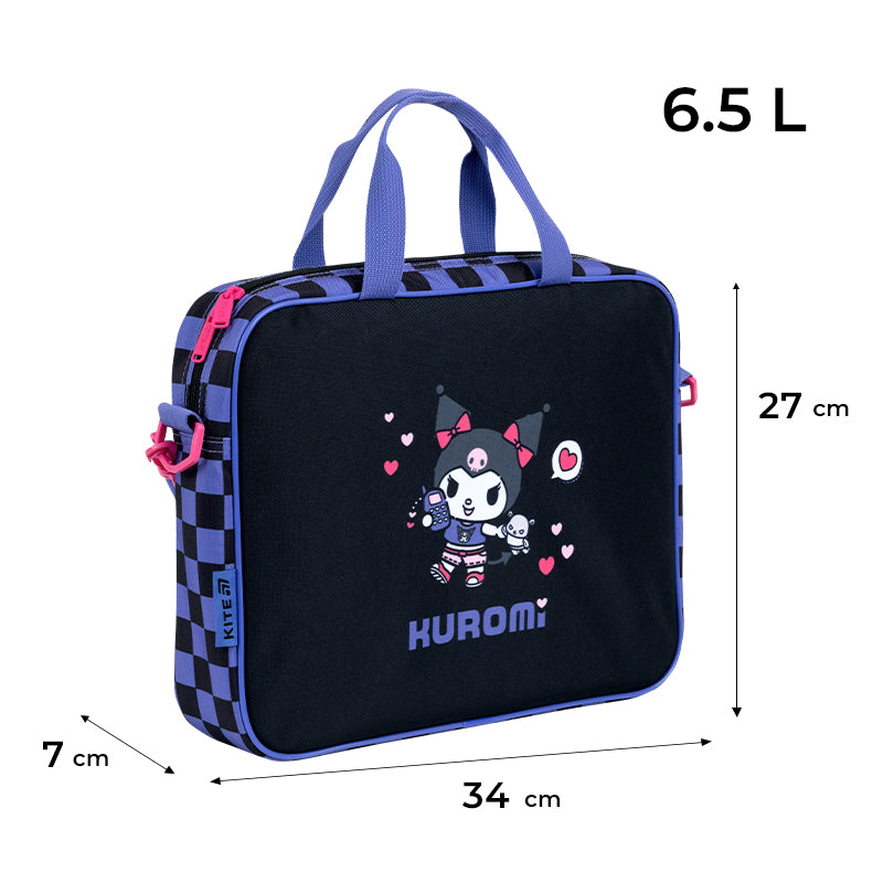 Шкільна текстильна сумка Kite Kuromi HK26-589-1. Фото 2