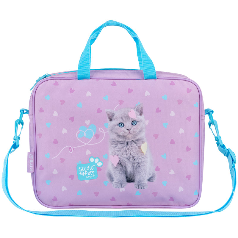 Шкільна текстильна сумка Kite Studio Pets SP26-589. Фото 3