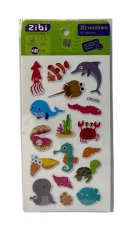 3D наліпки ZiBi Жителі глибин KIDS Line ZB.63346