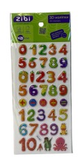 3D наліпки ZiBi Цифри та лічба Kids Line ZB.63383