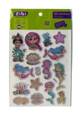 3D наліпки ZiBi Русалоньки KIDS Line ZB.63396 