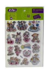 3D наліпки ZiBi Закохані звірята KIDS Line ZB.63401