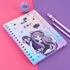 Блокнот на спіралі Kite Anime Dream K26-190, A5, 80 аркушів, клітинка. Фото 4